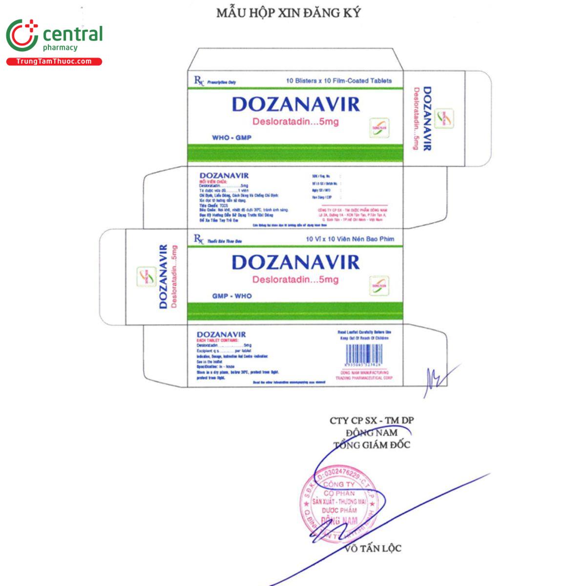 dozanavir 5mg 2 Q6043 dozanavir 5mg 2 Q6043