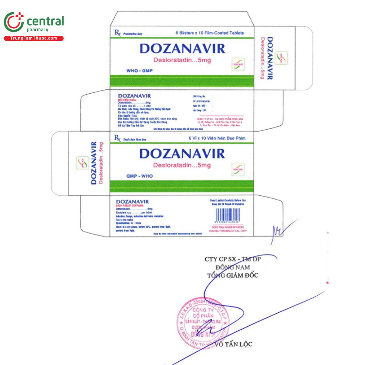 dozanavir 5mg 3 B0670 dozanavir 5mg 3 B0670
