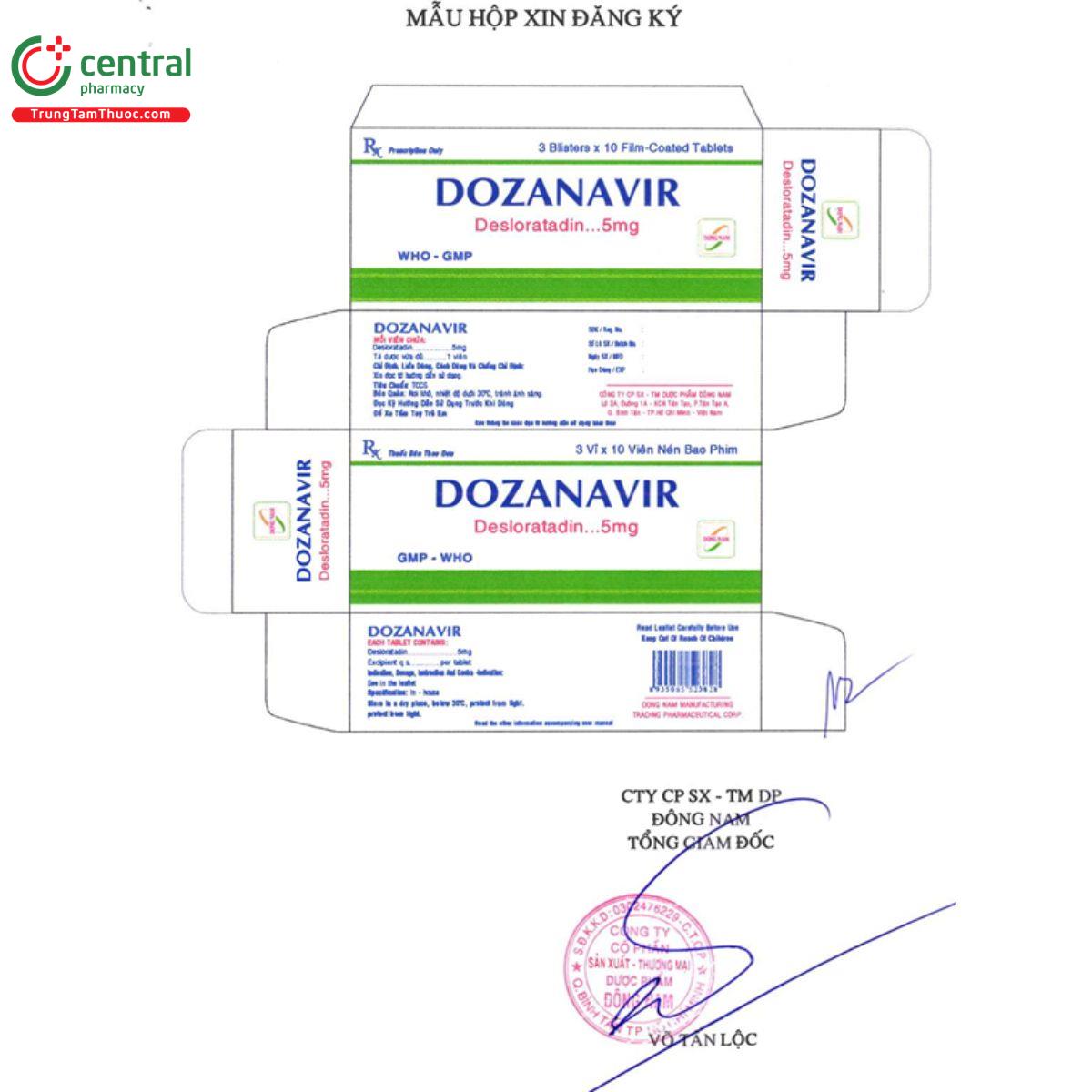 dozanavir 5mg 4 V8603 dozanavir 5mg 4 V8603