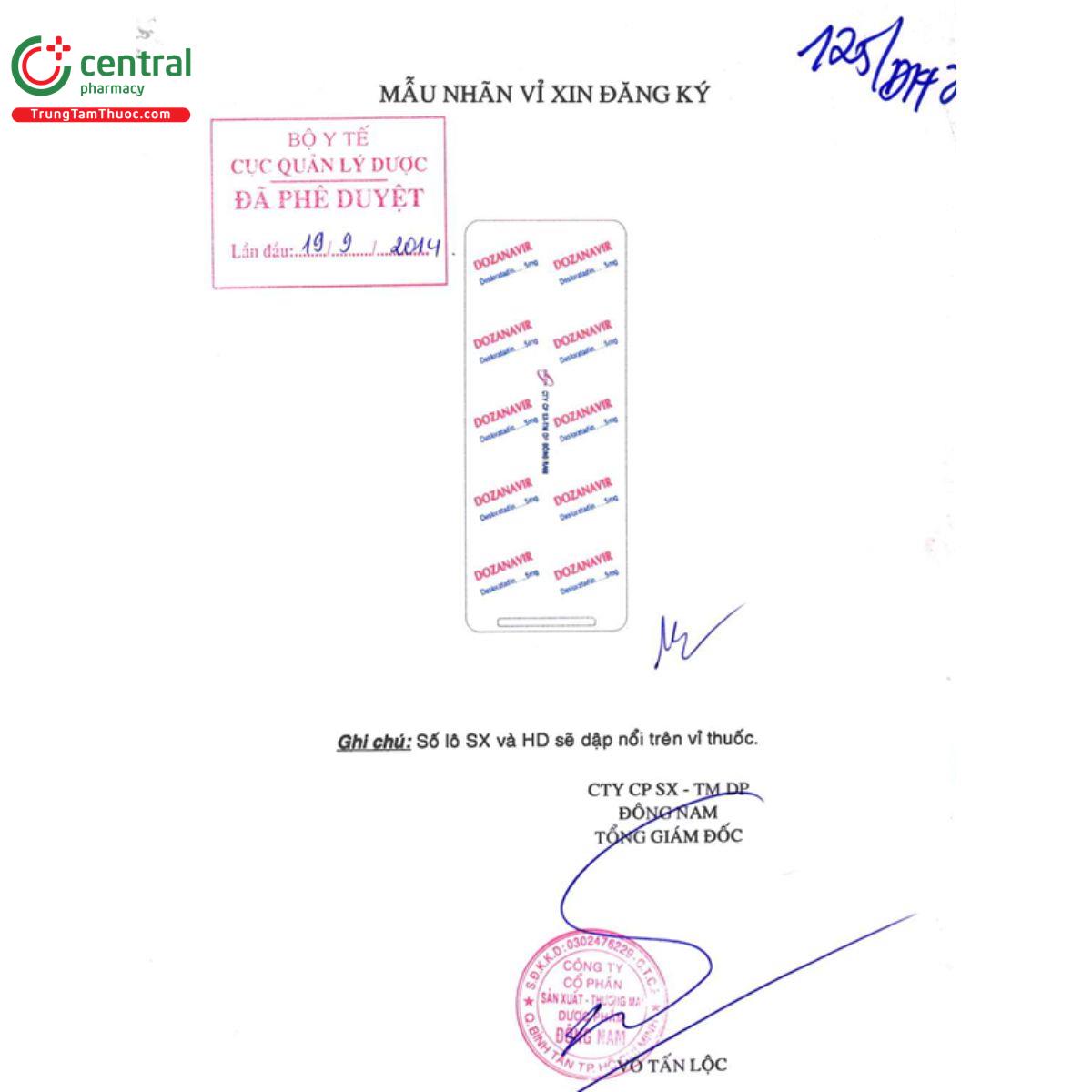 dozanavir 5mg 6 N5066 dozanavir 5mg 6 N5066