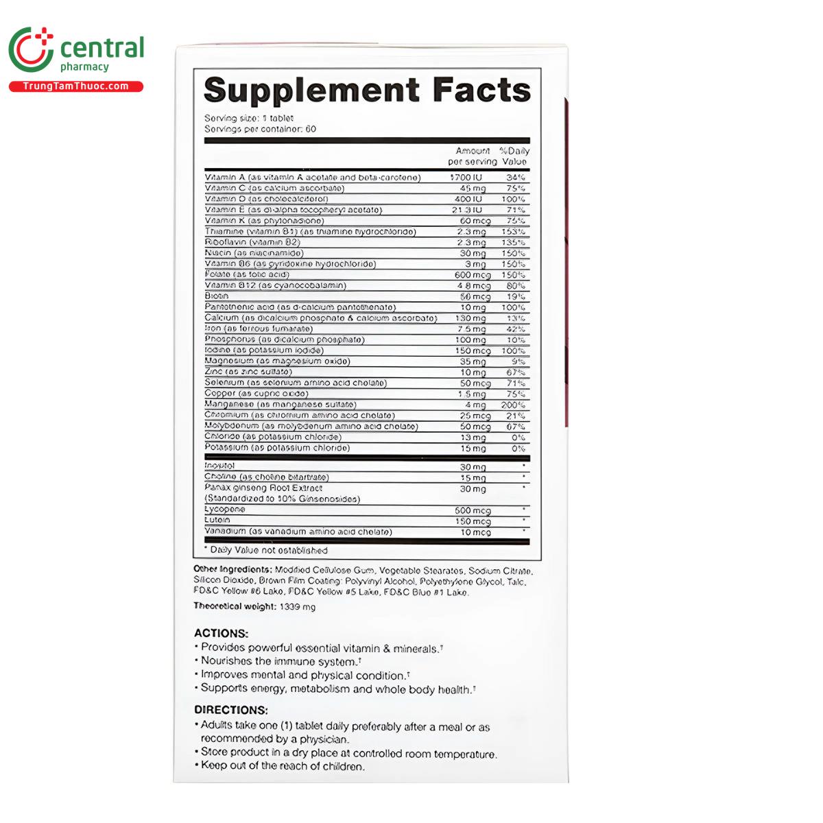 drlife multi vitamin 5 M5704