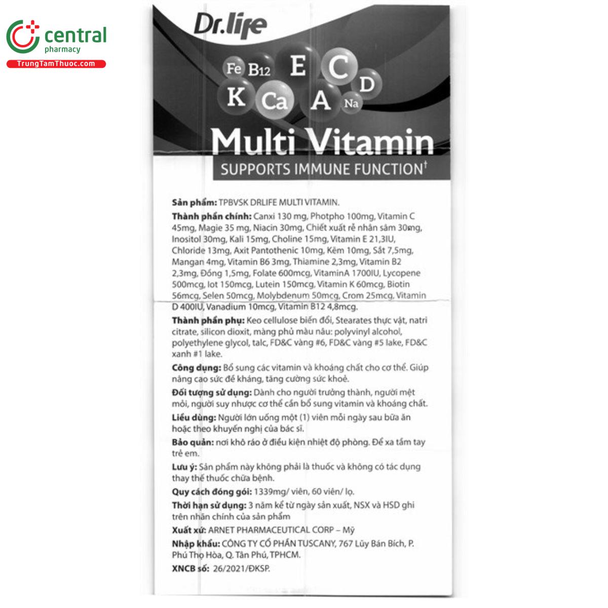 drlife multi vitamin 8 B0660