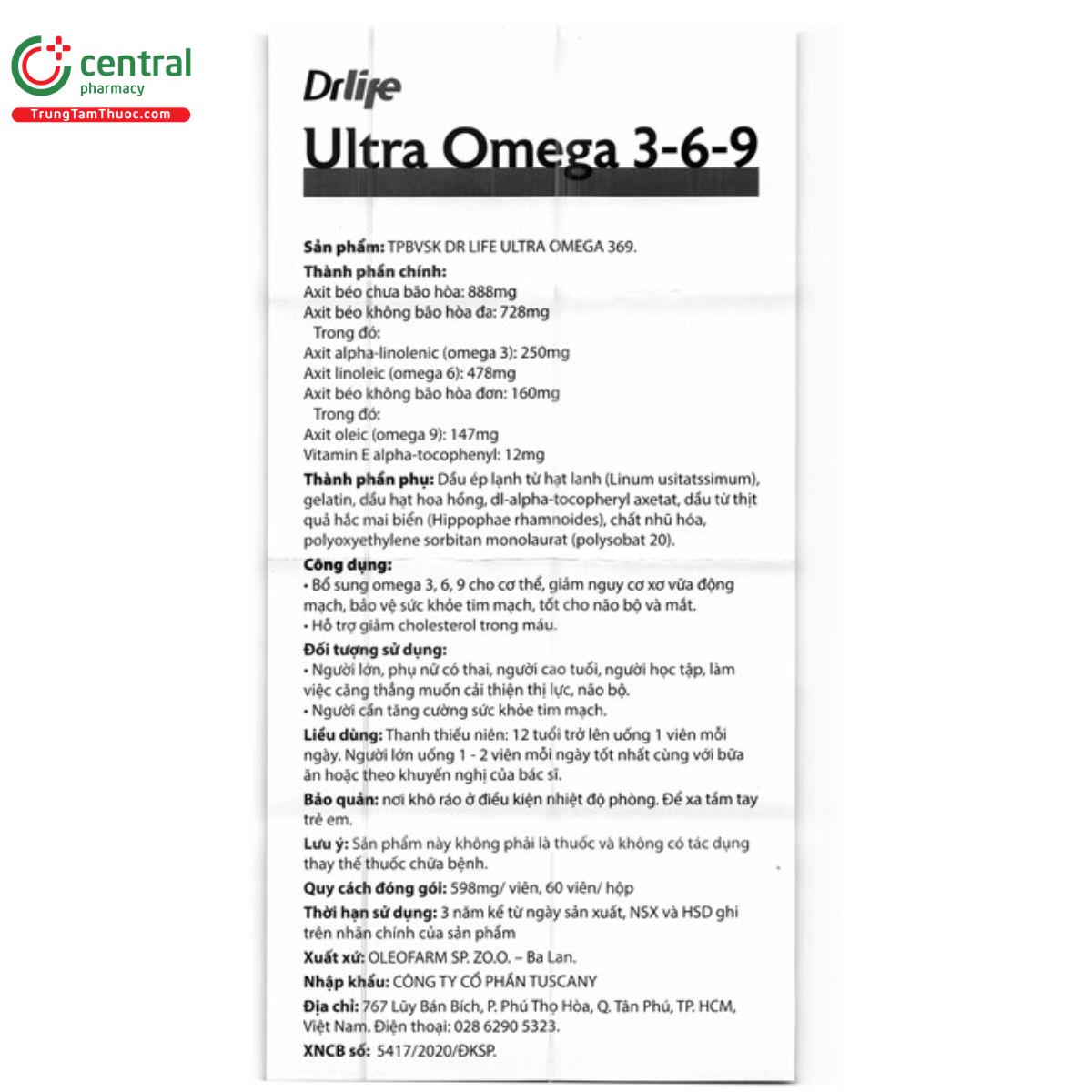 drlife ultra omega 369 6 N5557