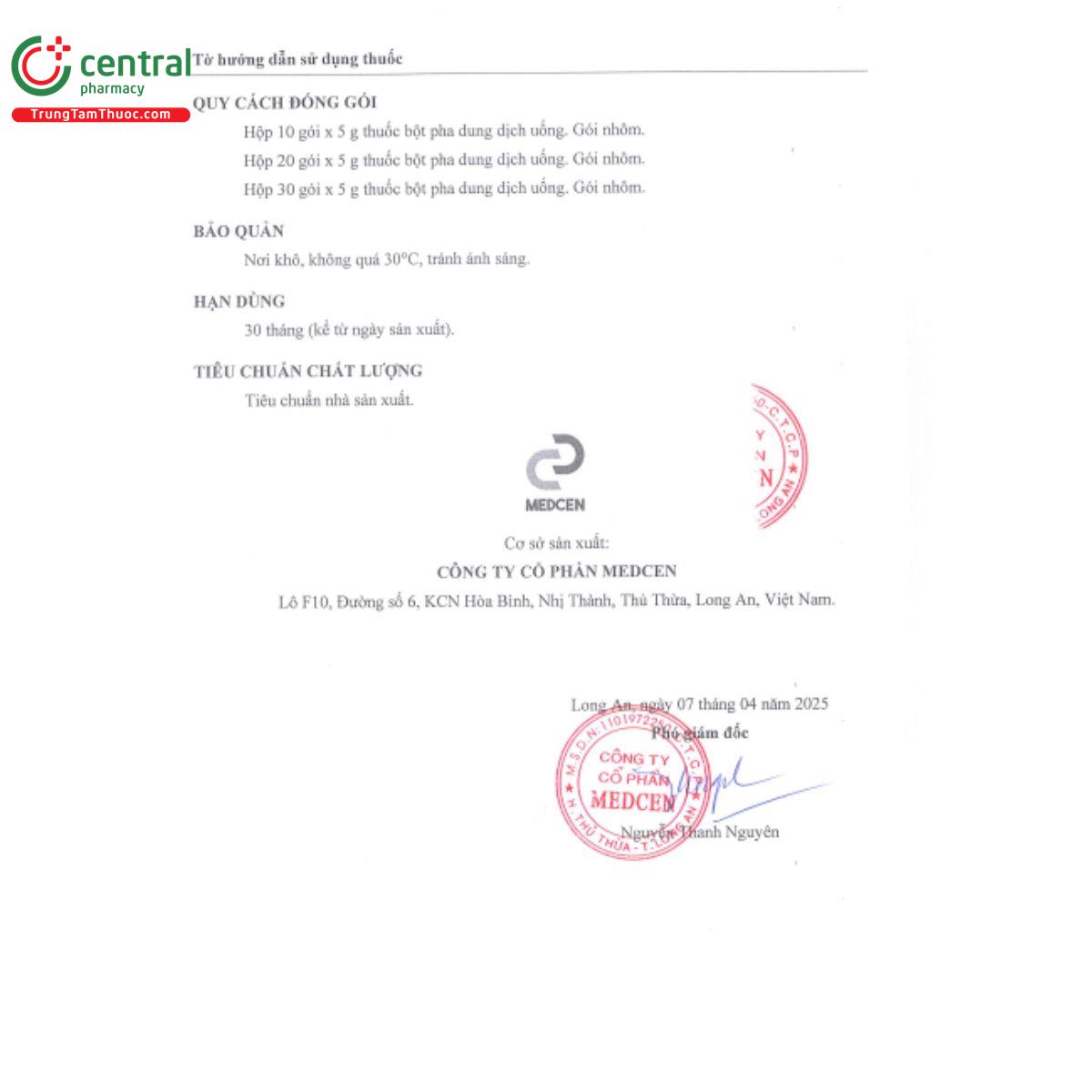 dromic 2400mg 10 K4401