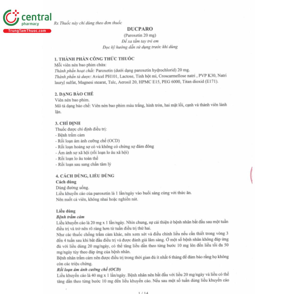 ducparo 20mg 4 T7146 ducparo 20mg 4 T7146