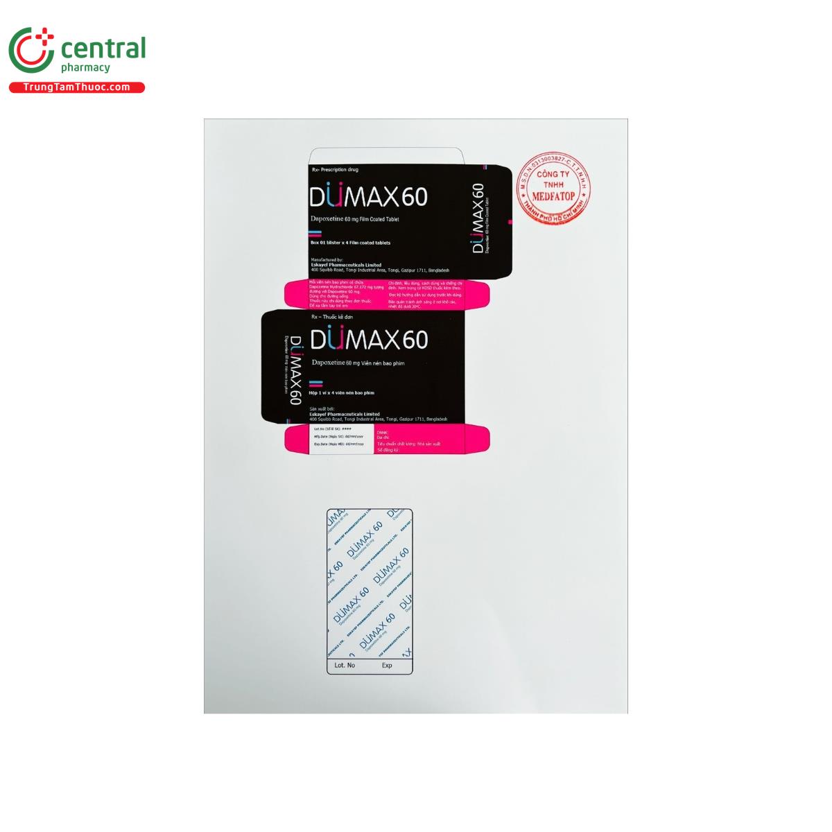 dumax 60mg 3 S7428 dumax 60mg 3 S7428