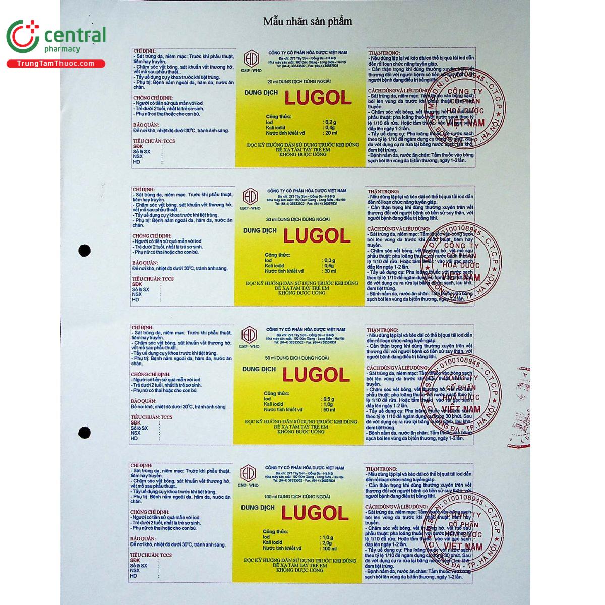 dung dich lugol 3 T7500 dung dich lugol 3 T7500