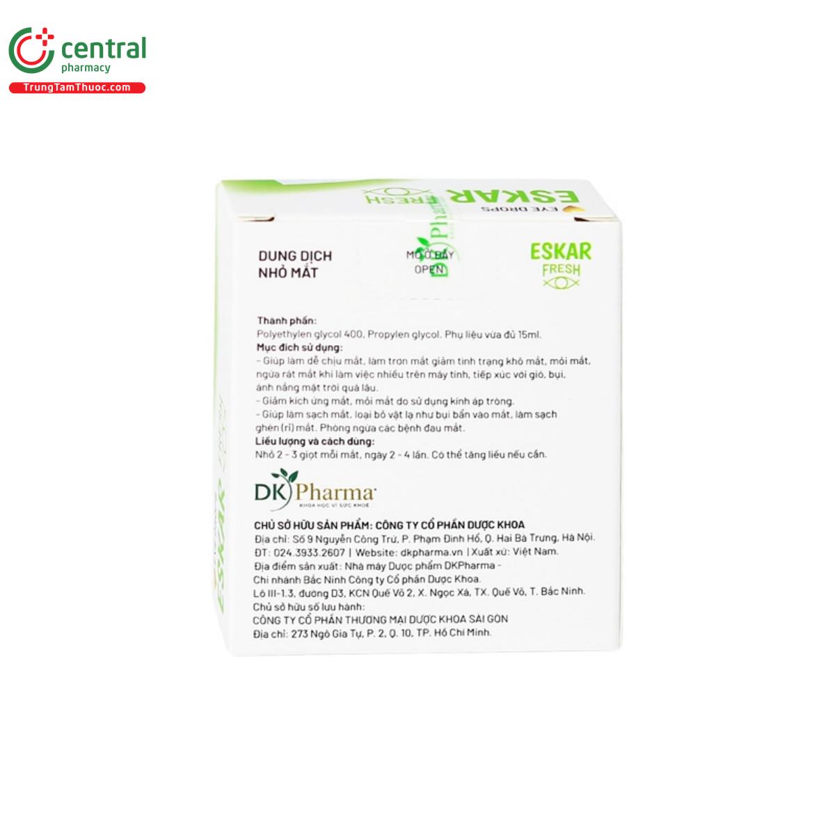 dung dich nho mat eskar fresh 15ml 3 A0317 dung dich nho mat eskar fresh 15ml 3 A0317
