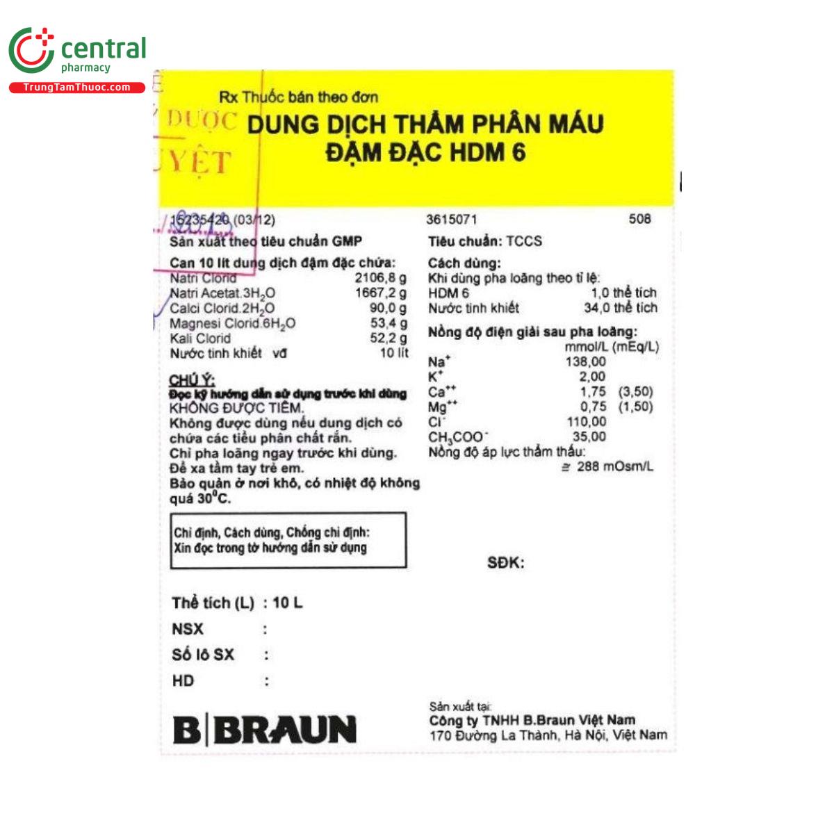 dung dich tham phan mau dam dac hdm 6 1 I3565 dung dich tham phan mau dam dac hdm 6 1 I3565