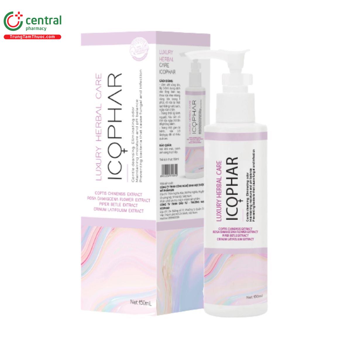 dung dich ve sinh luxury herbal care icophar 2 E1600