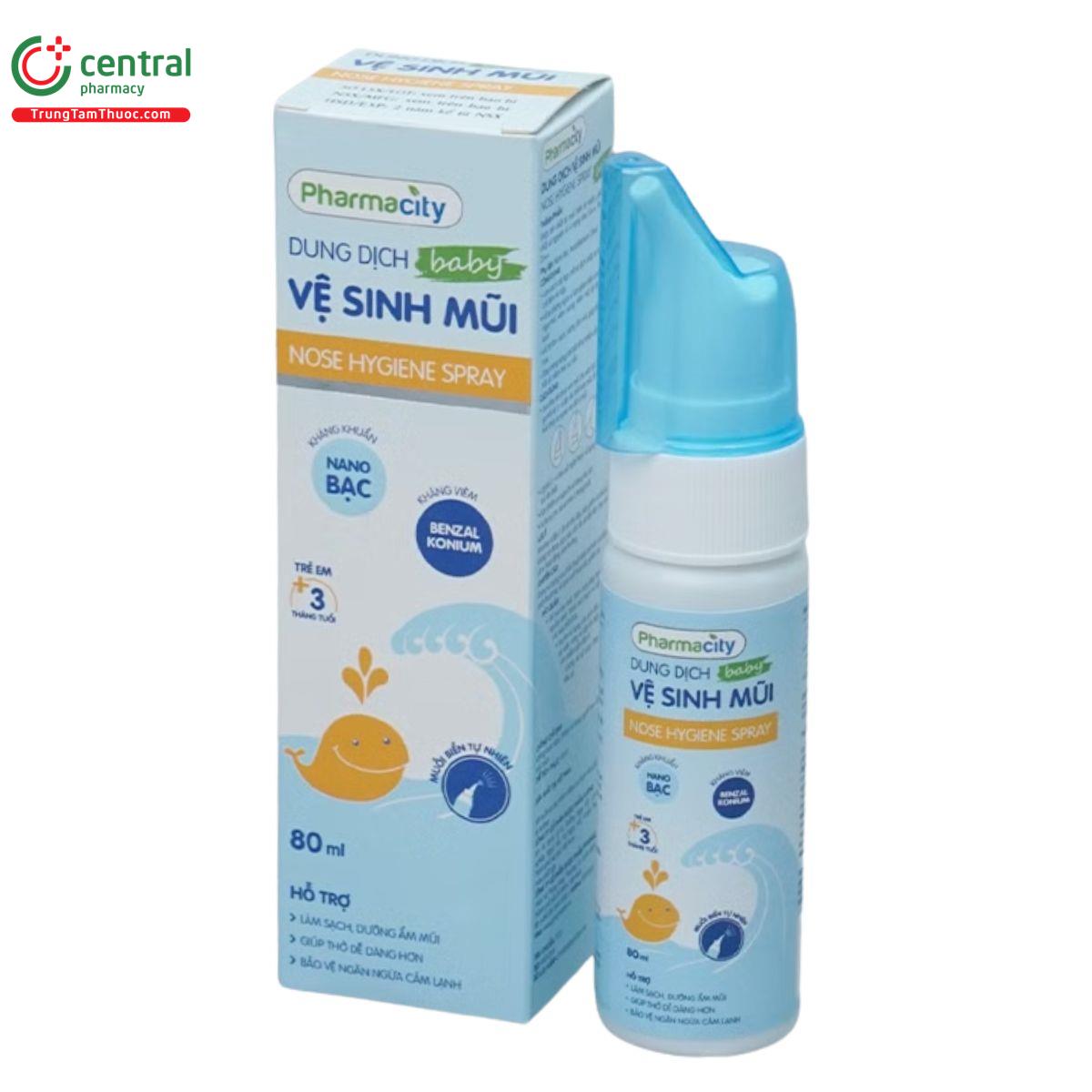 dung dich ve sinh mui nose hygiene spray baby 1 J3168