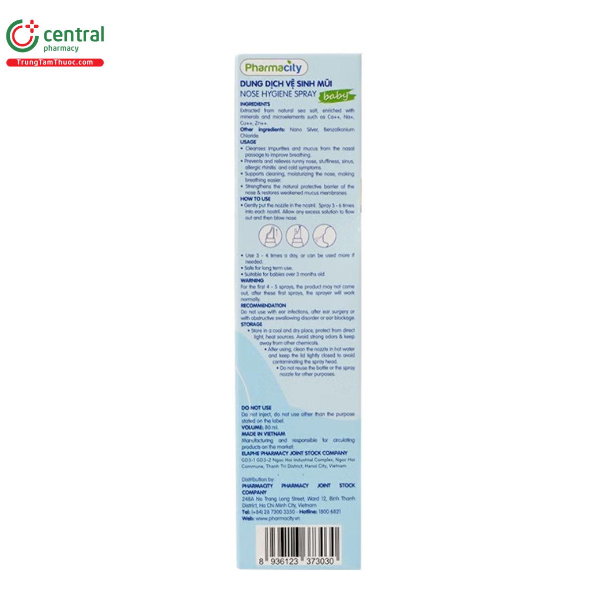 dung dich ve sinh mui nose hygiene spray baby 6 C1528