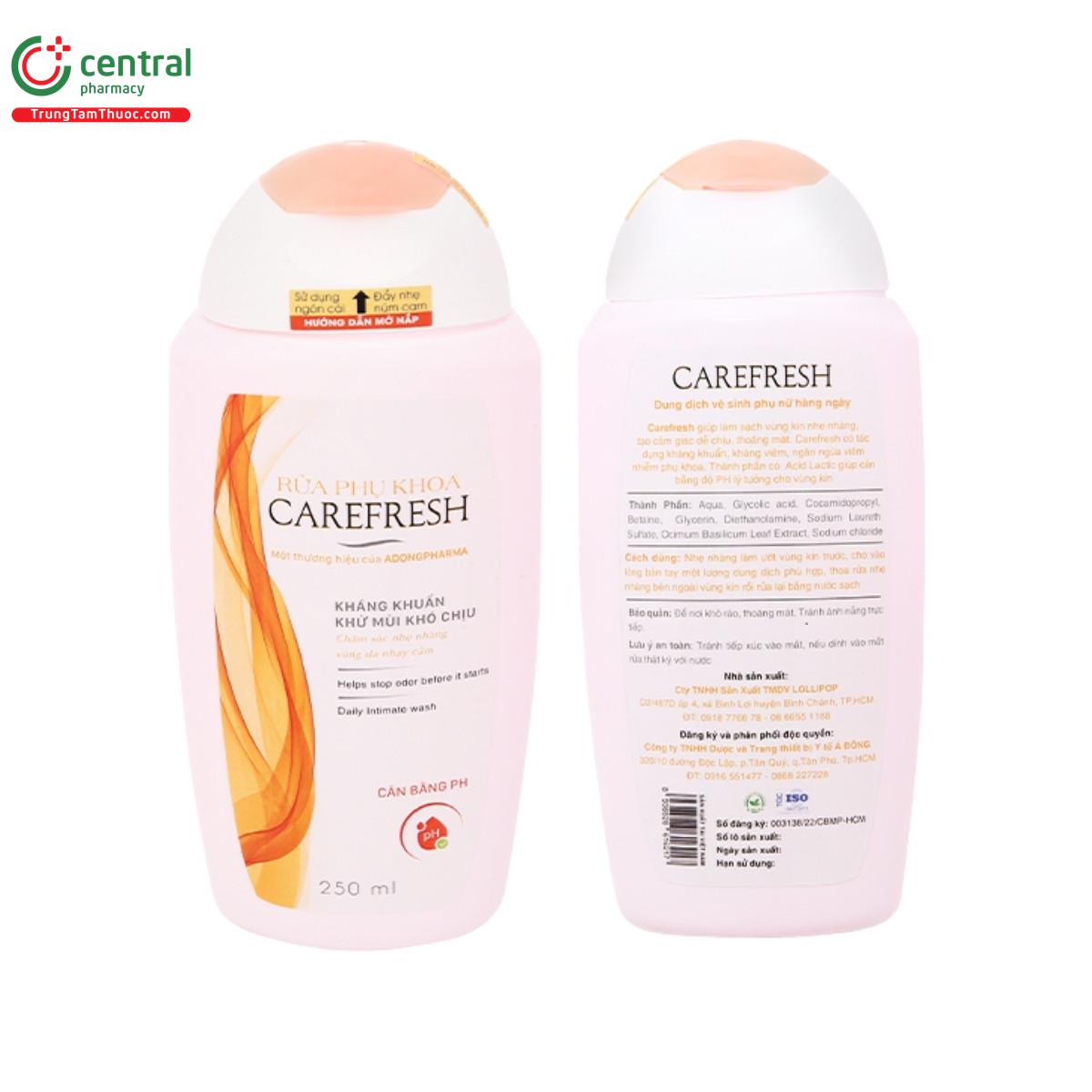 dung dich ve sinh phu nu carefresh 7 N5051