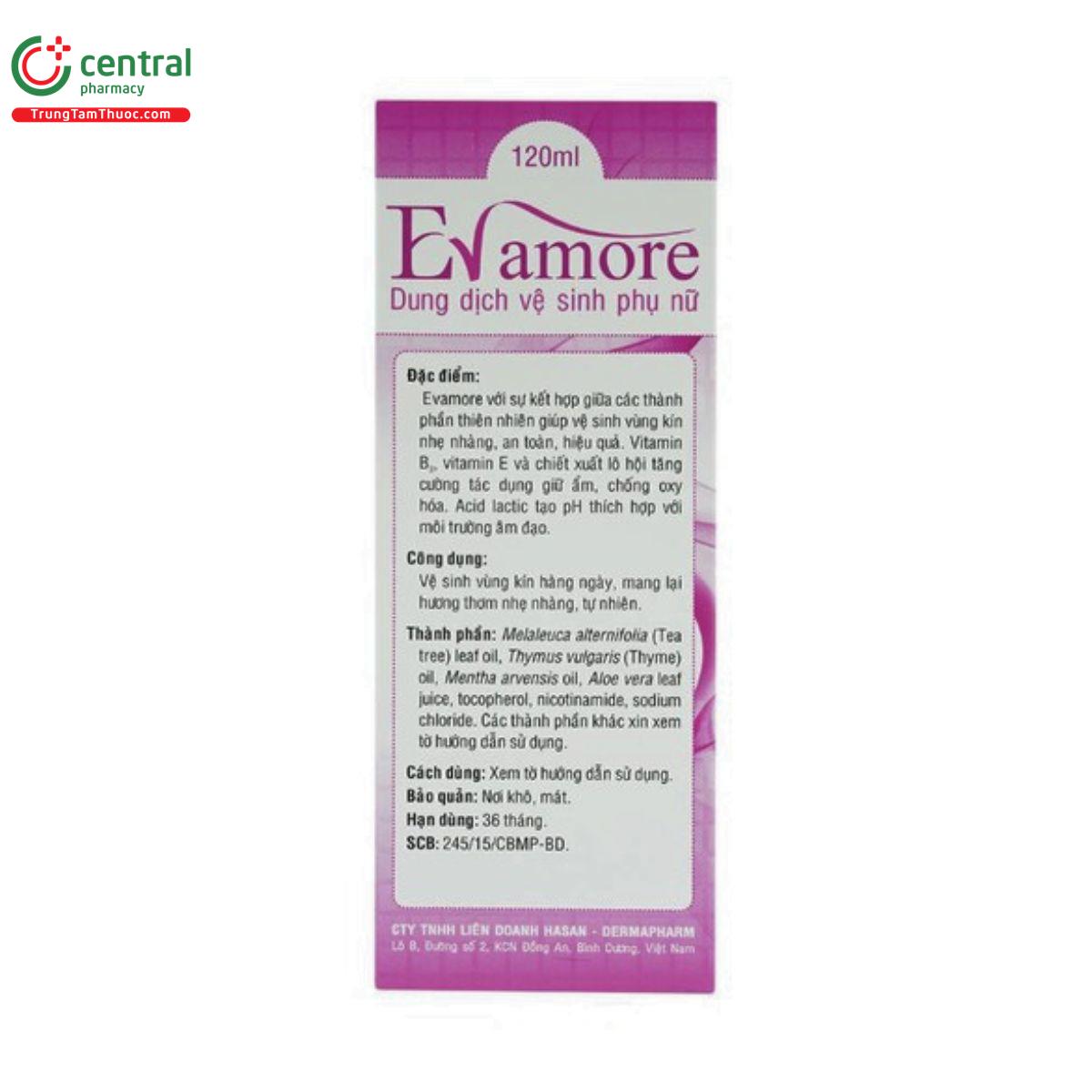 dung dich ve sinh phu nu evamore hasan 120ml 10 T7145