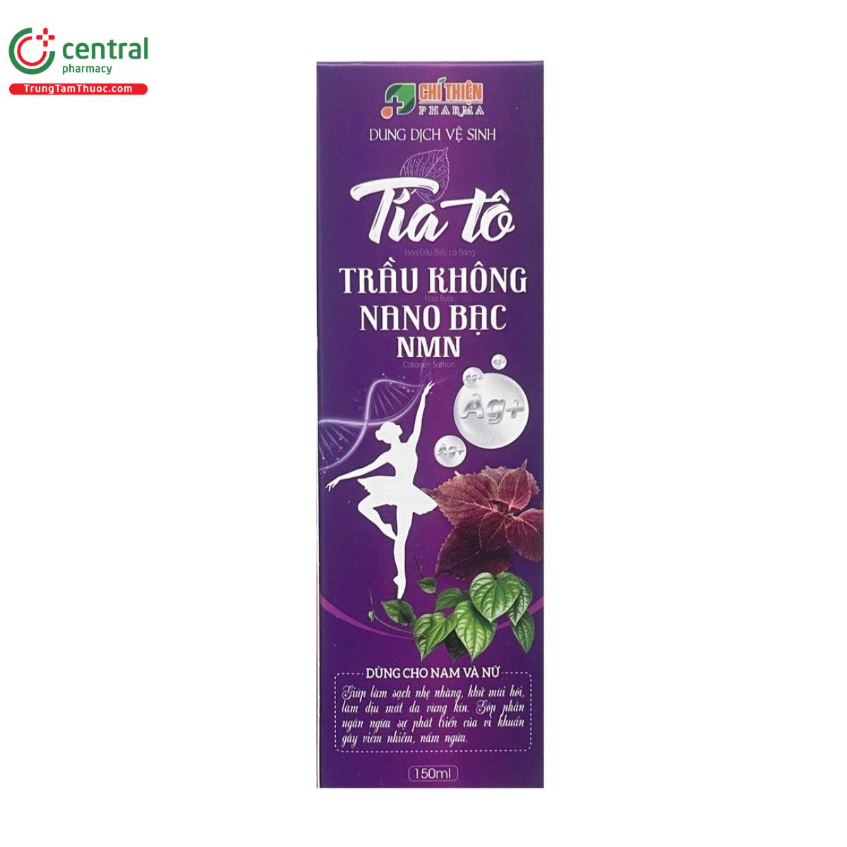dung dich ve sinh tia to trau khong nano bac nmn 150ml 2 B0707 dung dich ve sinh tia to trau khong nano bac nmn 150ml 2 B0707