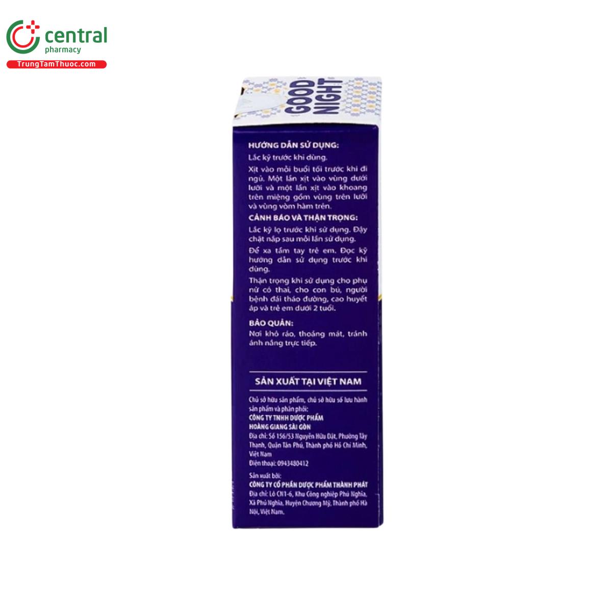 dung dich xit good night 7 V8665