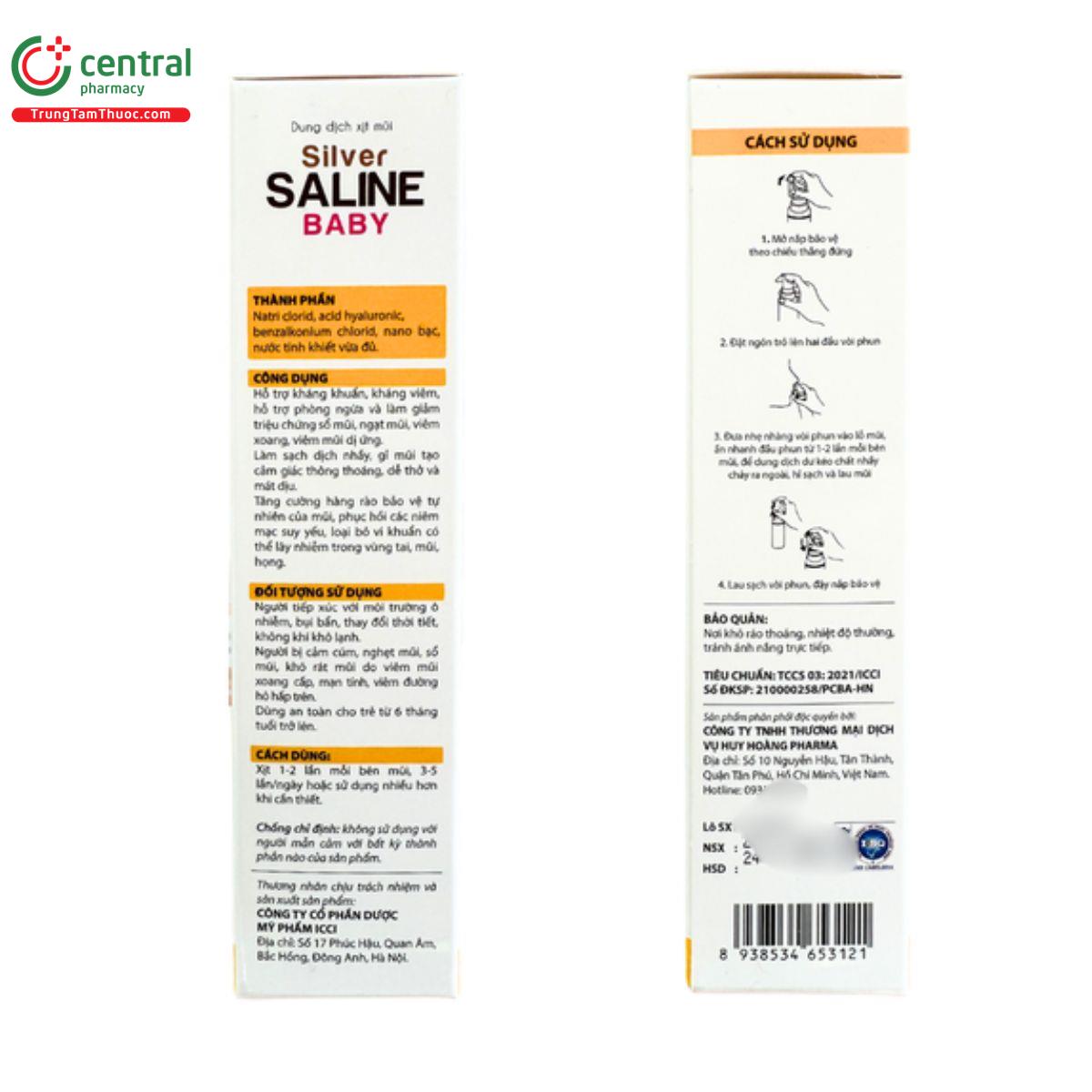 dung dich xit mui silver saline baby 7 T8776