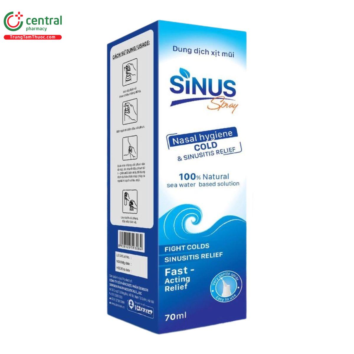 dung dich xit mui sinus spray 3 T7475 dung dich xit mui sinus spray 3 T7475