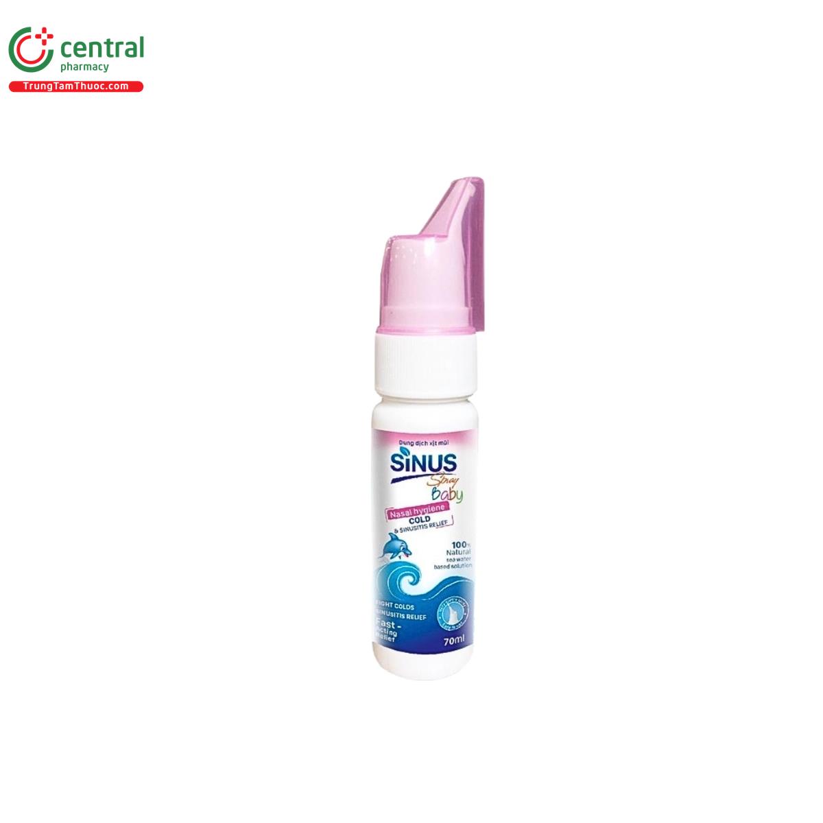 dung dich xit mui sinus spray baby 3 D1478