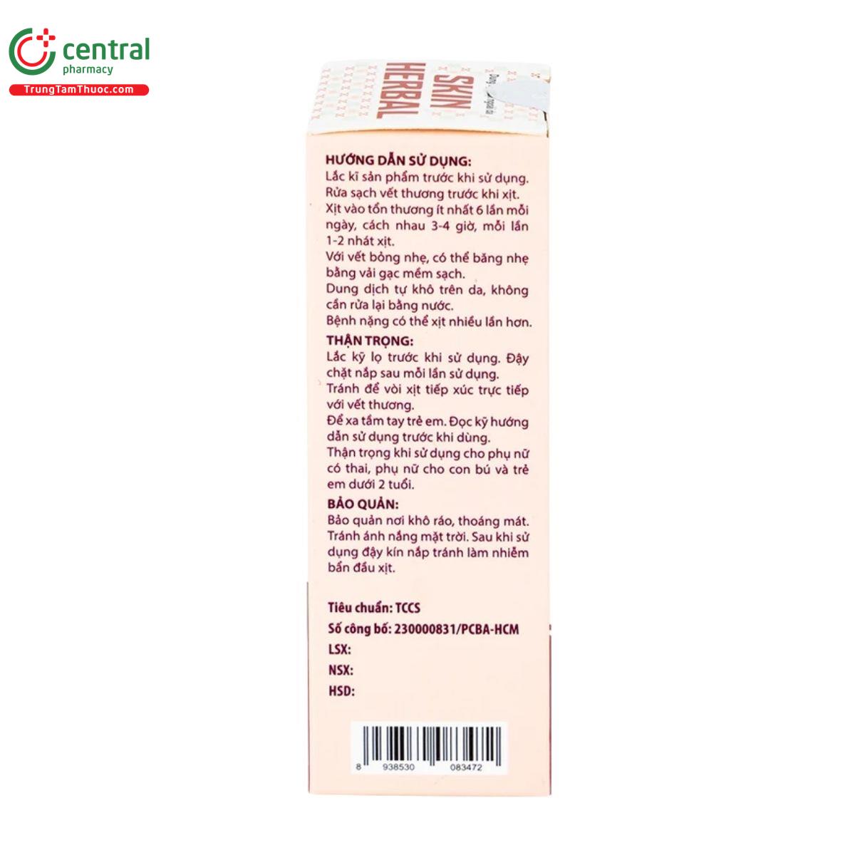 dung dich xit ngoai da skin herbal 6 P6623