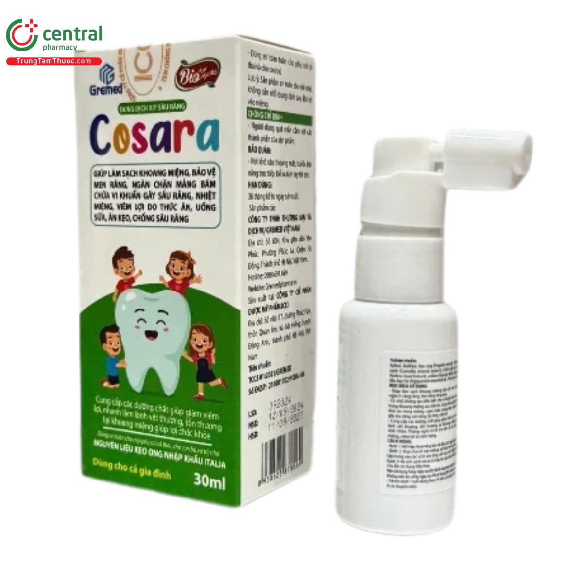 dung dich xit sau rang cosara L4485 dung dich xit sau rang cosara L4485