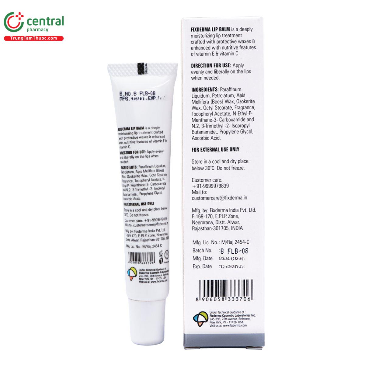 duong moi fixderma lip balm 3 I3580
