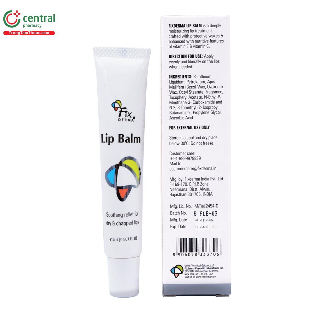 duong moi fixderma lip balm 4 T8786