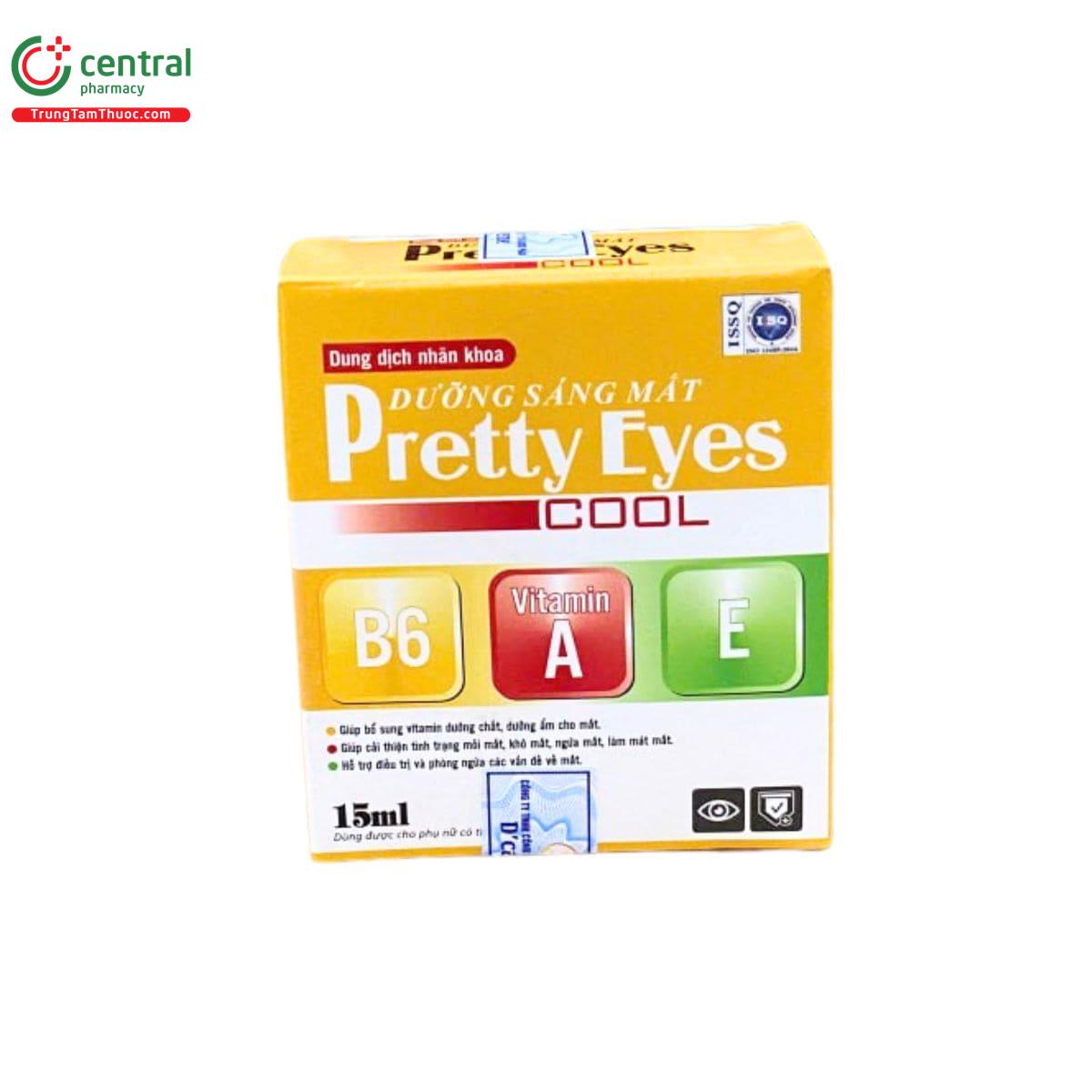 Dưỡng Sáng mắt Pretty Eyes Cool (màu vàng) 