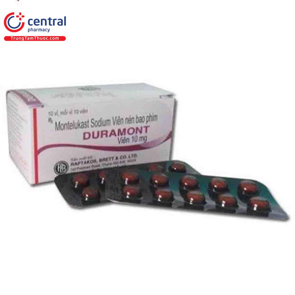 [CHÍNH HÃNG] Thuốc Duramont 10mg Thuốc điều trị hen phế quản
