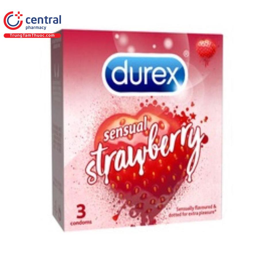 durex sensual strawberry 2 R7684