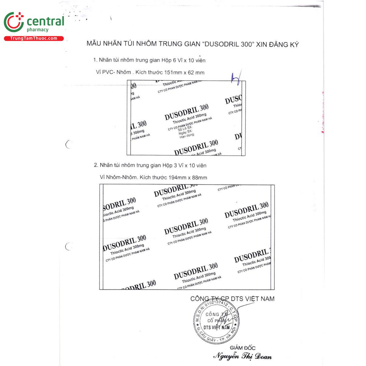 dusodril 300 4 S7632 dusodril 300 4 S7632