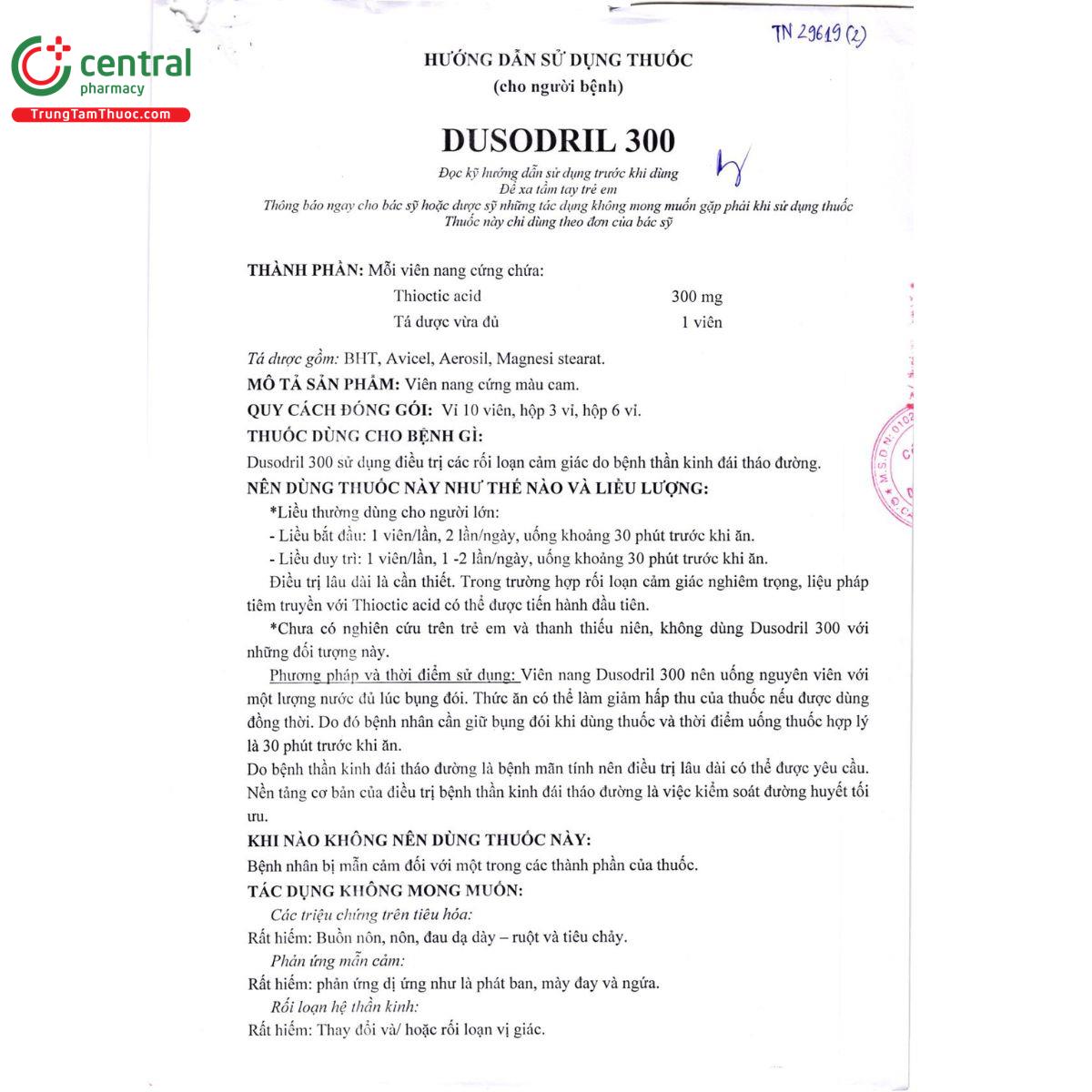 dusodril 300 5 D1468 dusodril 300 5 D1468
