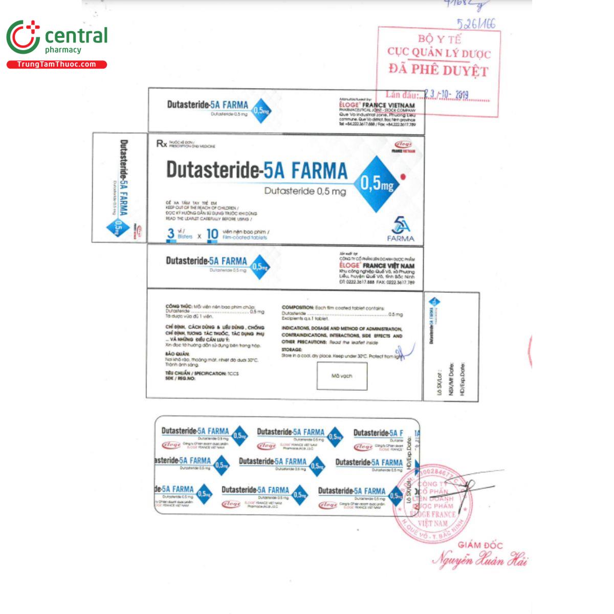 dutasteride 5a farma 20 B0573