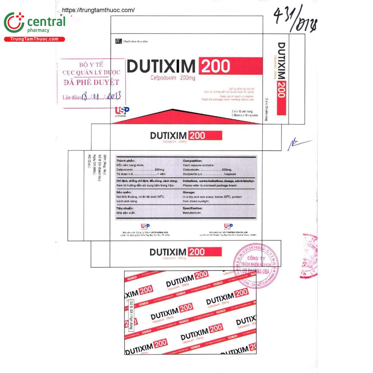 dutixim 200 4 M5752 dutixim 200 4 M5752