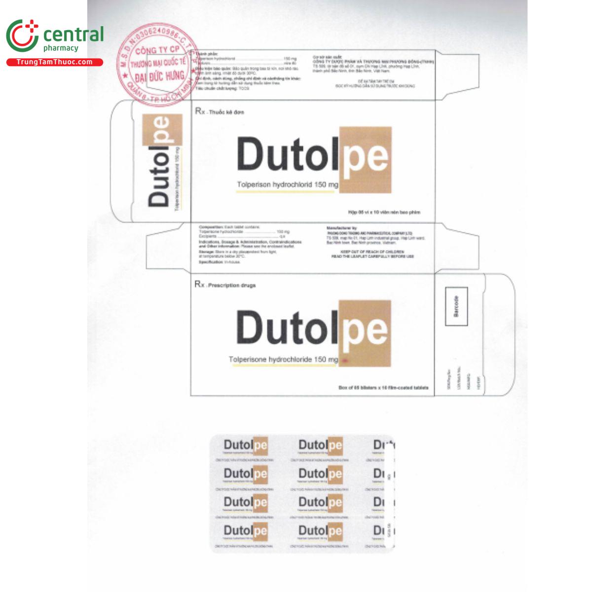 dutolpe 150mg 3 G2027 dutolpe 150mg 3 G2027