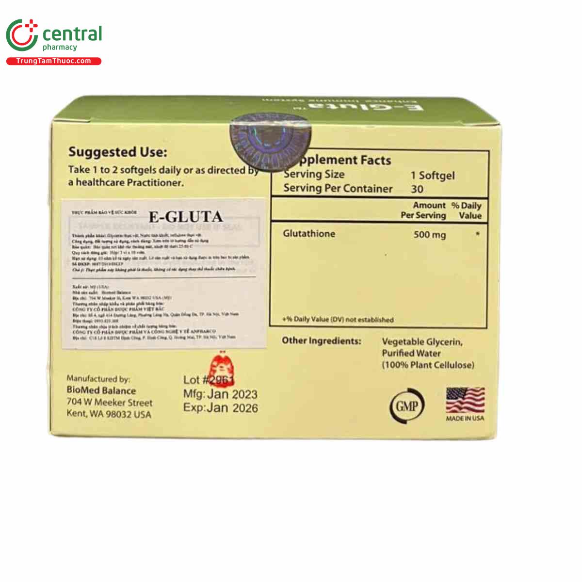 e gluta 500mg 4 C0021