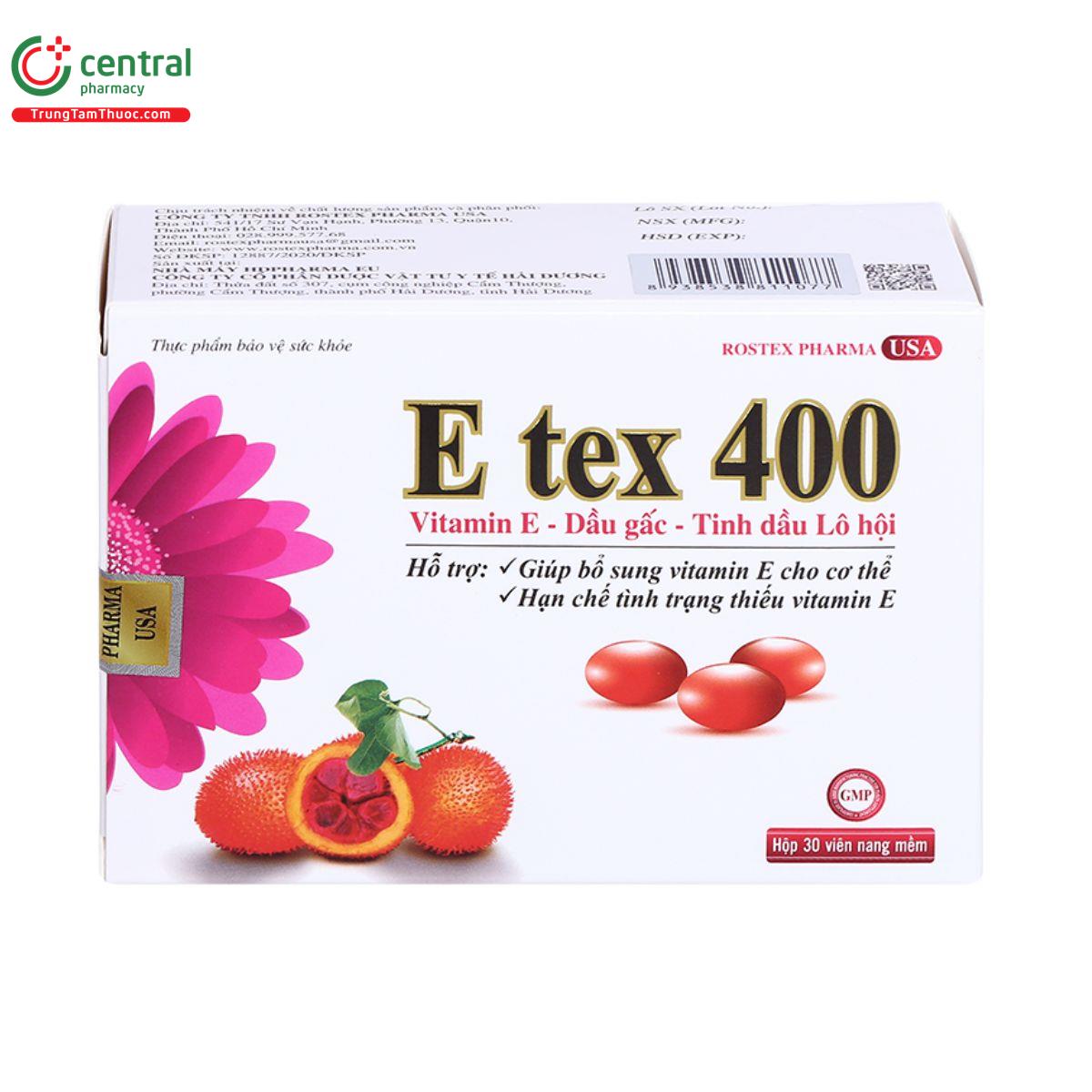 e tex 400 rostex pharma usa 6 E1436