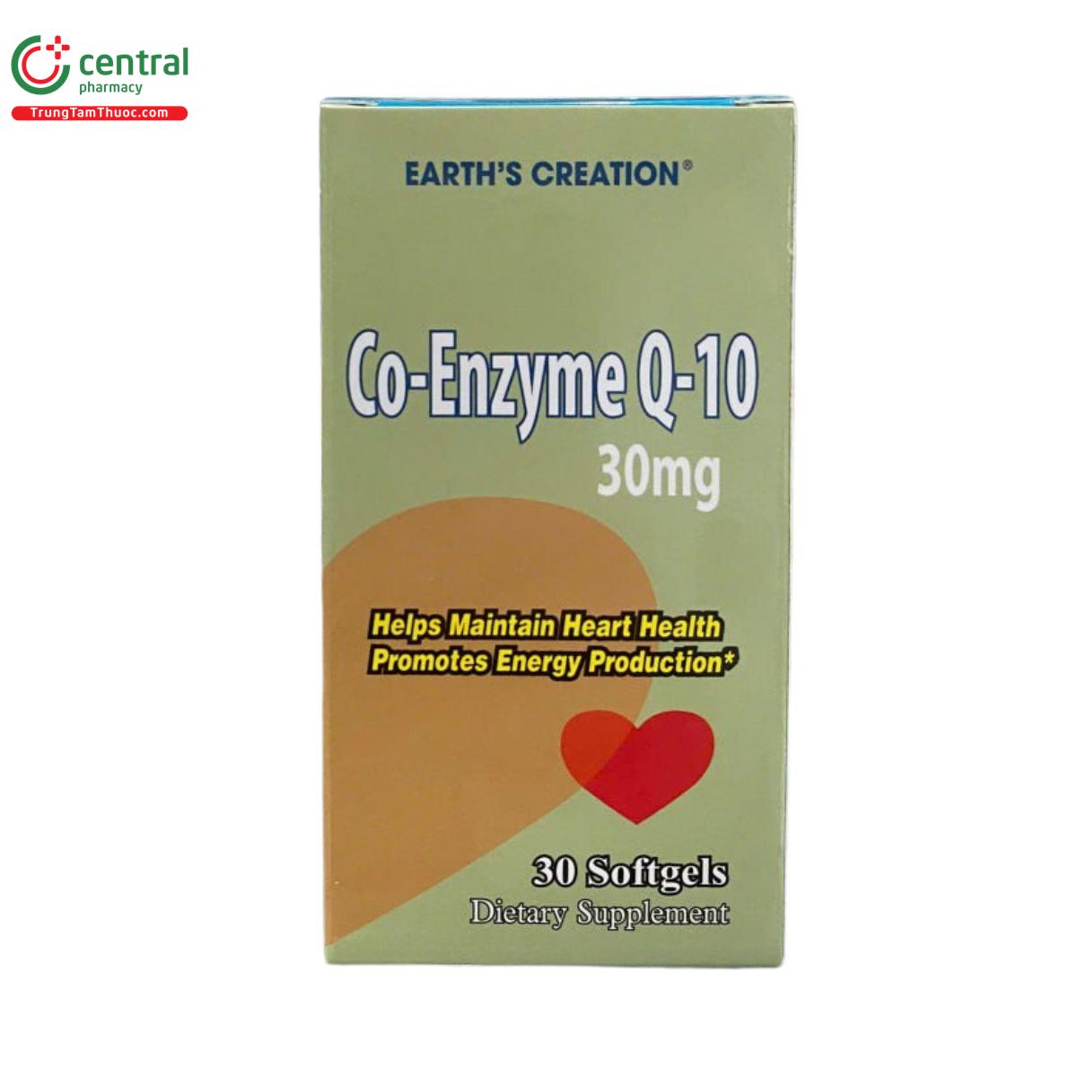 earths creation co enzyme q10 30mg 2 D1136