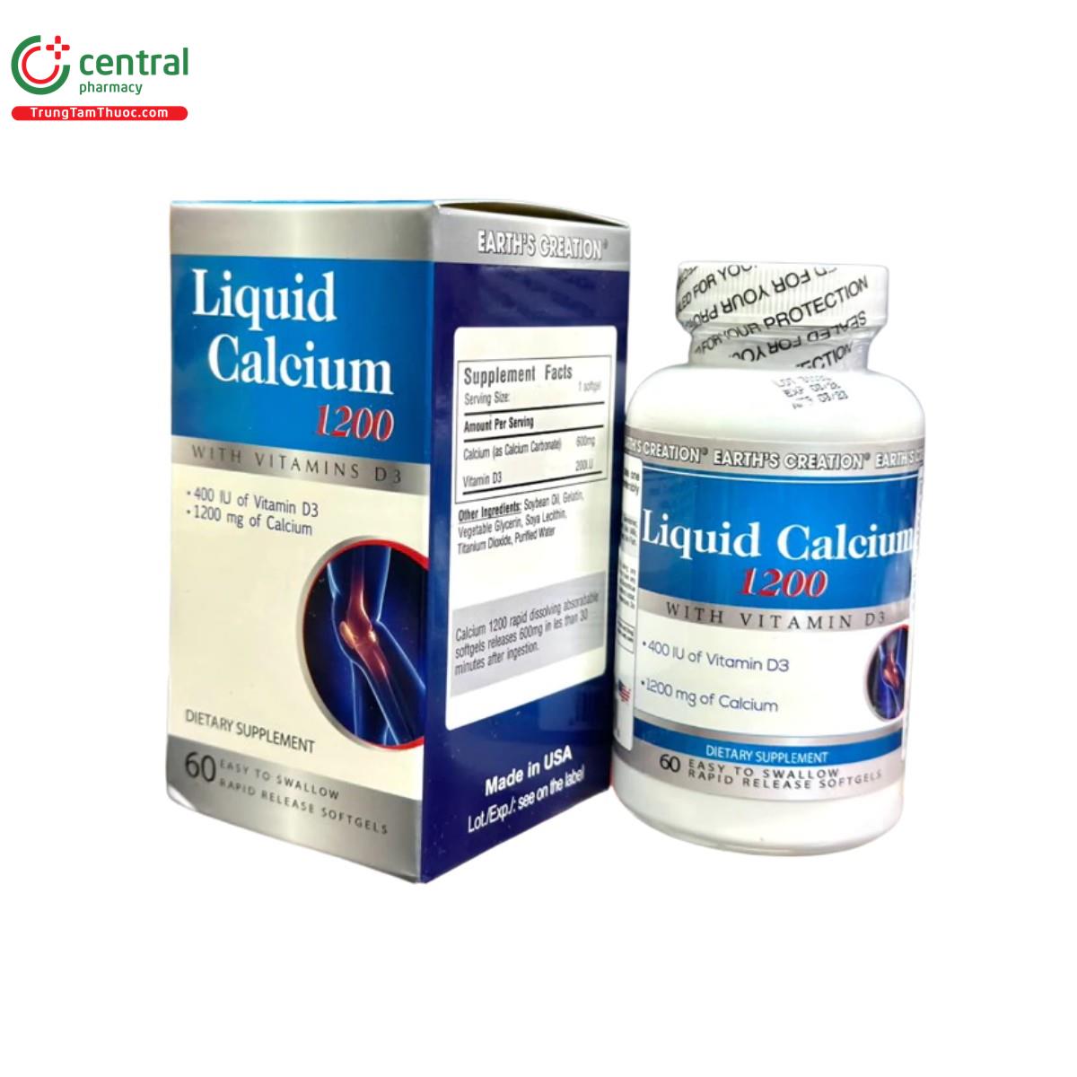 earths creation liquid calcium 1200 5 H3402 earths creation liquid calcium 1200 5 H3402