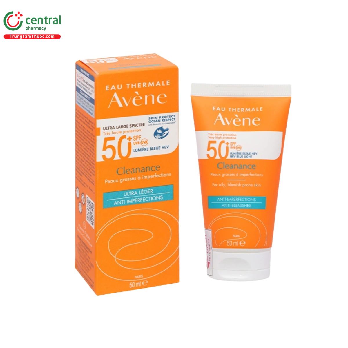 eau thermale avene cleanance spf50 3 I3335