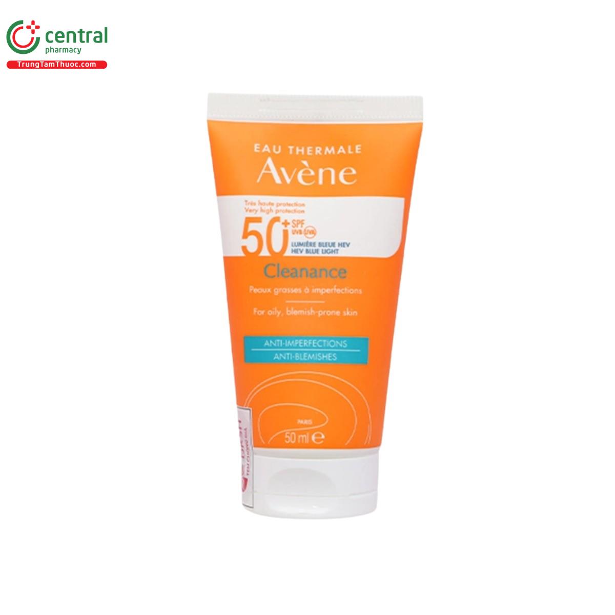 eau thermale avene cleanance spf50 7 M4302