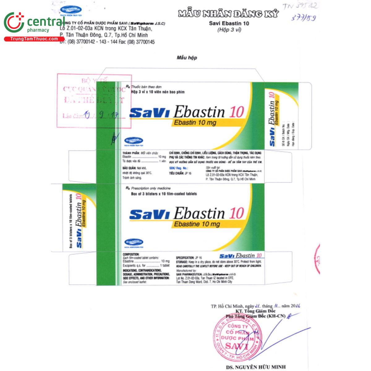 ebastin 10 5 F2034 ebastin 10 5 F2034
