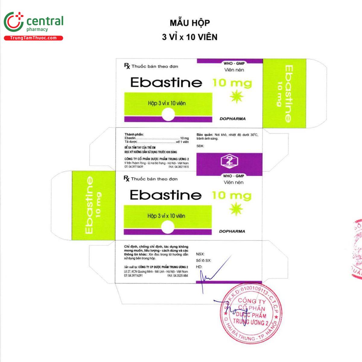 ebastine 10mg dopharma 3 G2412 ebastine 10mg dopharma 3 G2412