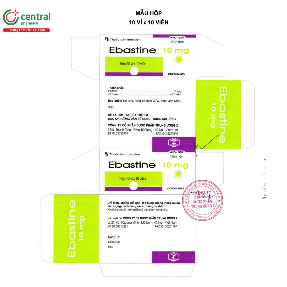ebastine 10mg dopharma 4 B0768 ebastine 10mg dopharma 4 B0768