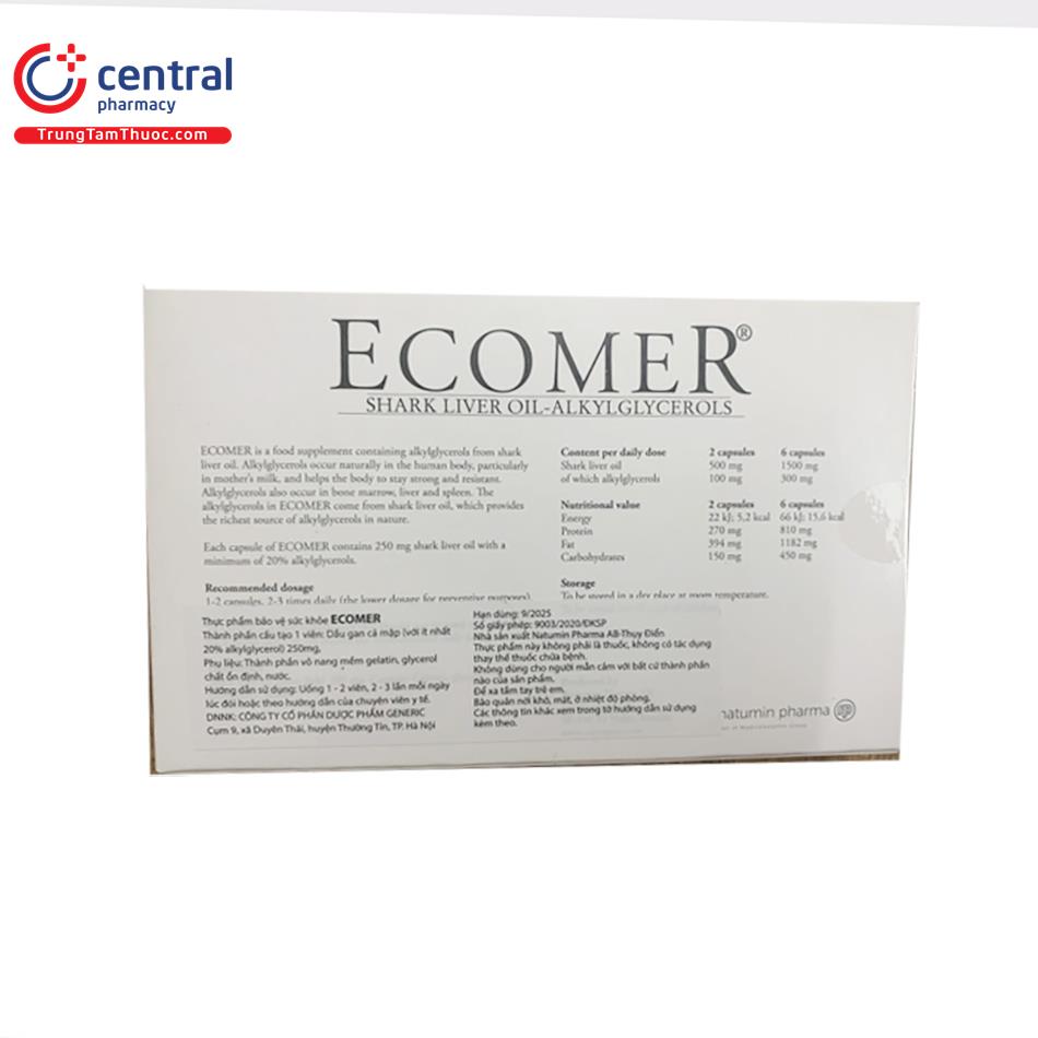 ecomer 250mg 60 vien 3 Q6561