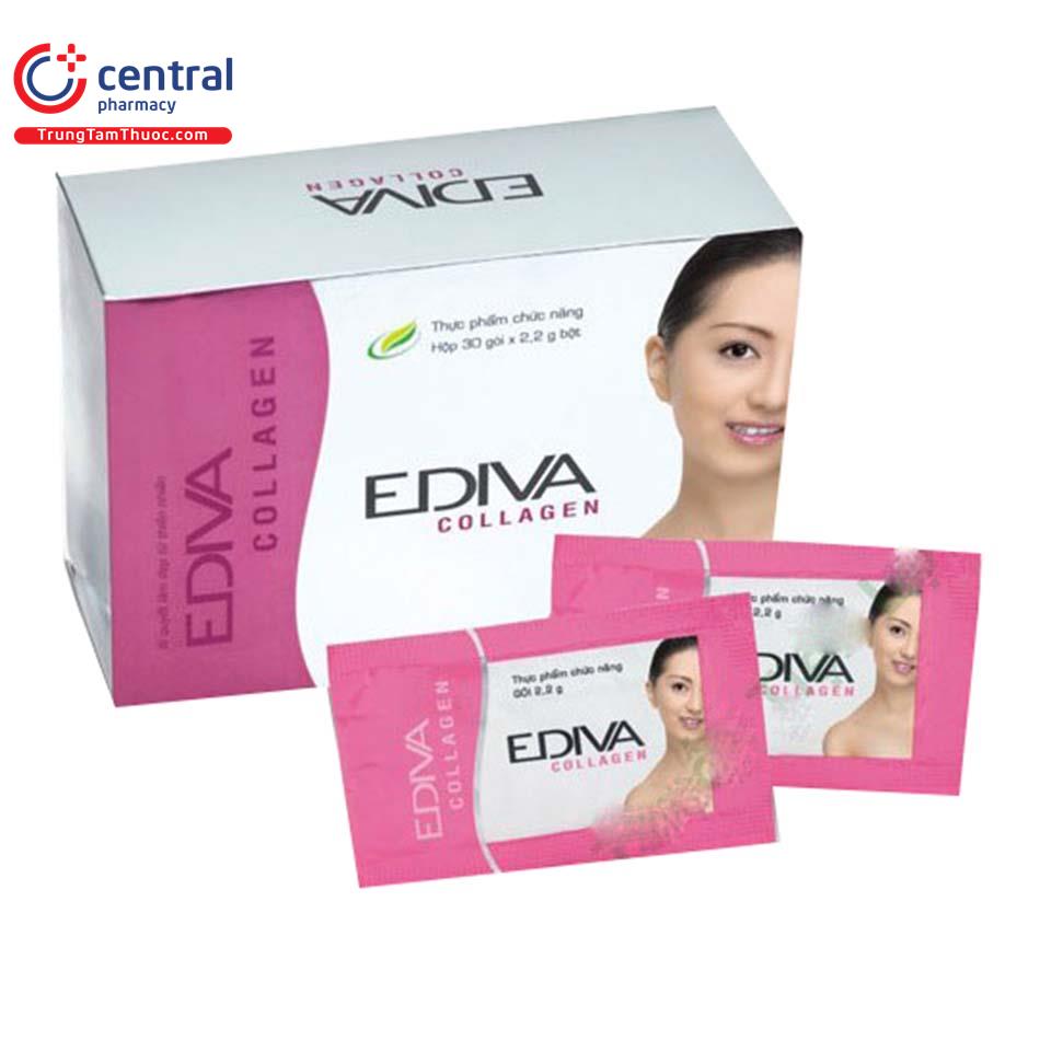 [CHÍNH HÃNG] Thuốc Ediva Collagen cấp dưỡng chất, ngăn ngừa lão hóa