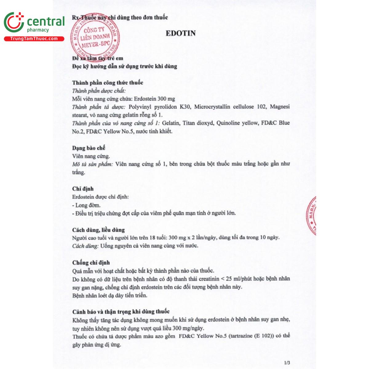 edotin 300mg 3 D1028