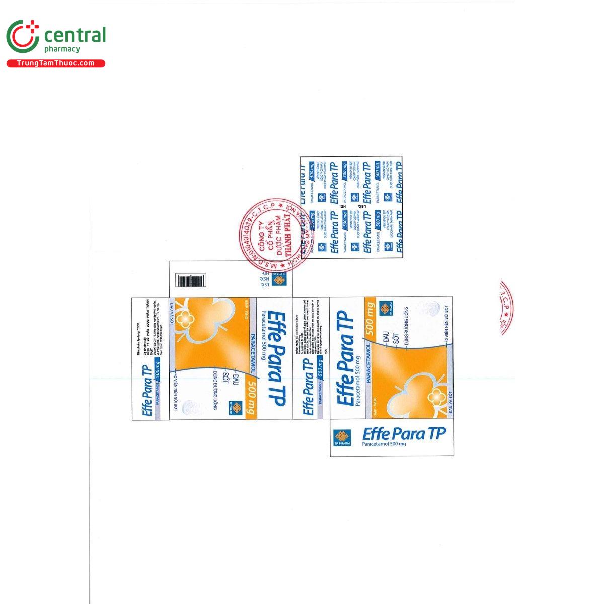 effe para tp 500mg 4 C0210