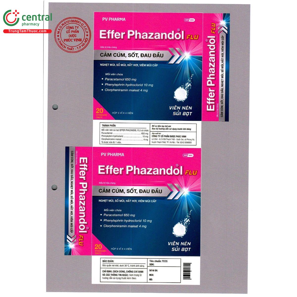 effer phazandol flu 7 C1402