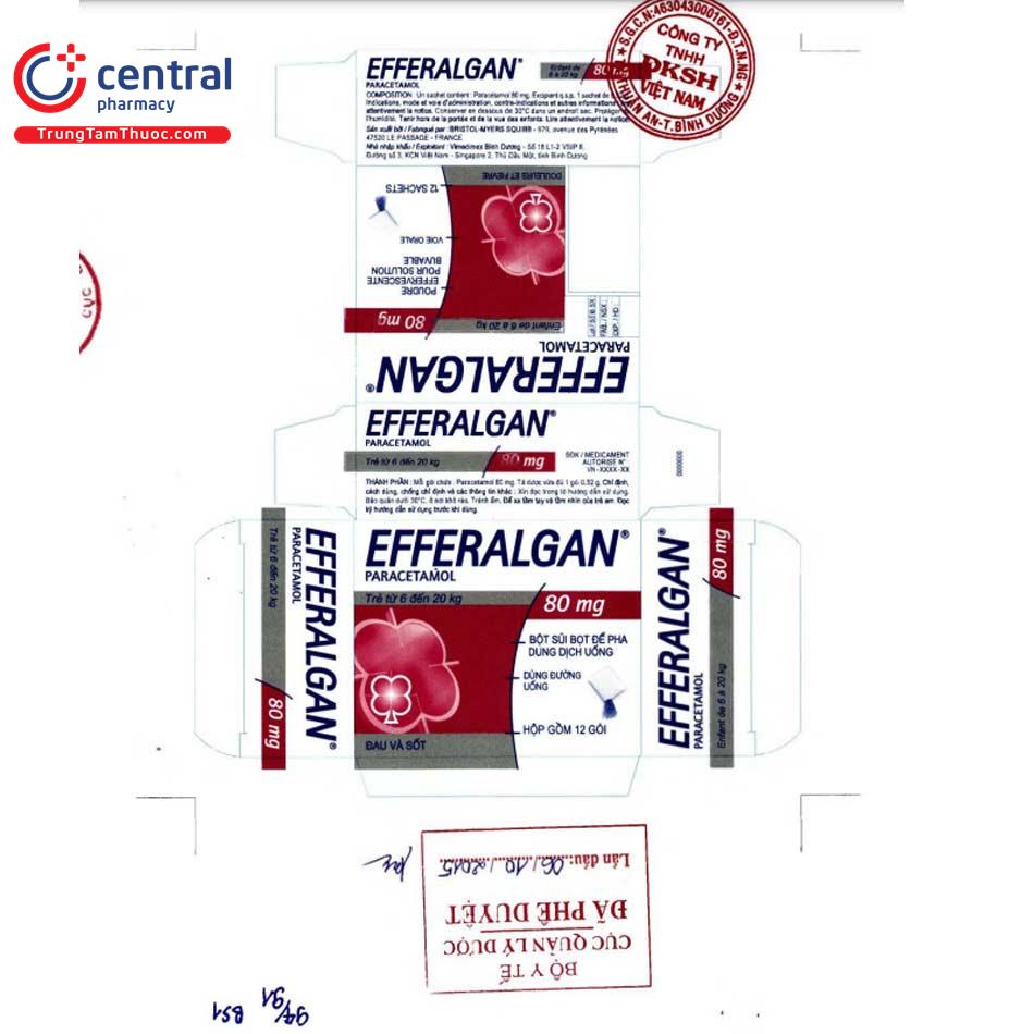 efferalgan 80 mg 1 K4167